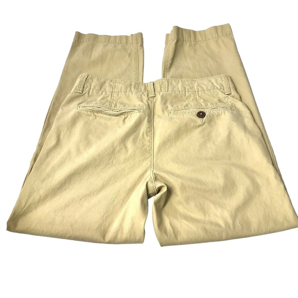 American Eagle Khaki Pants Mens‎  26 x 27 Tan Original Straight Uniform School - Picture 10 of 11